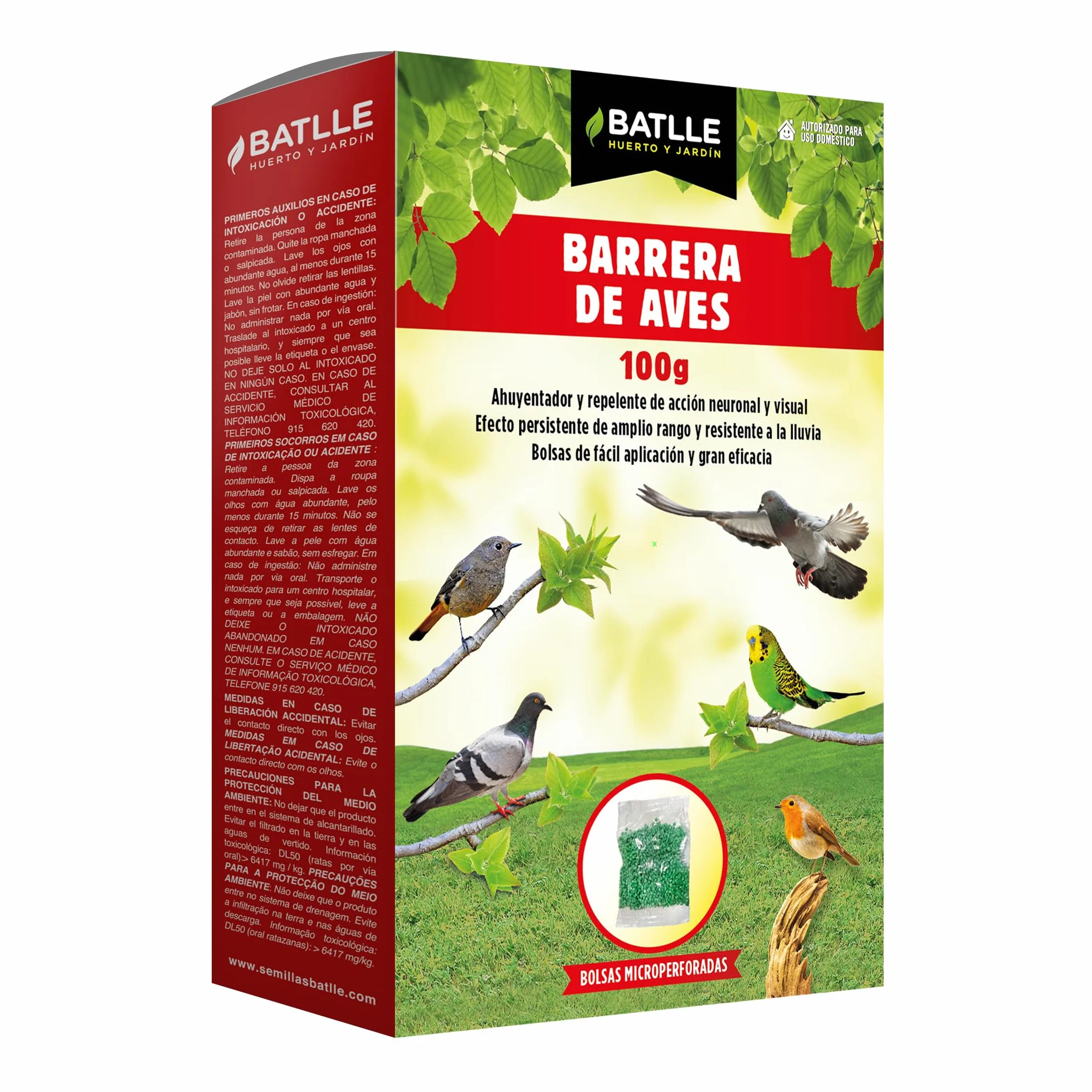 Semillas Batlle Repelente de Aves Caja 100g