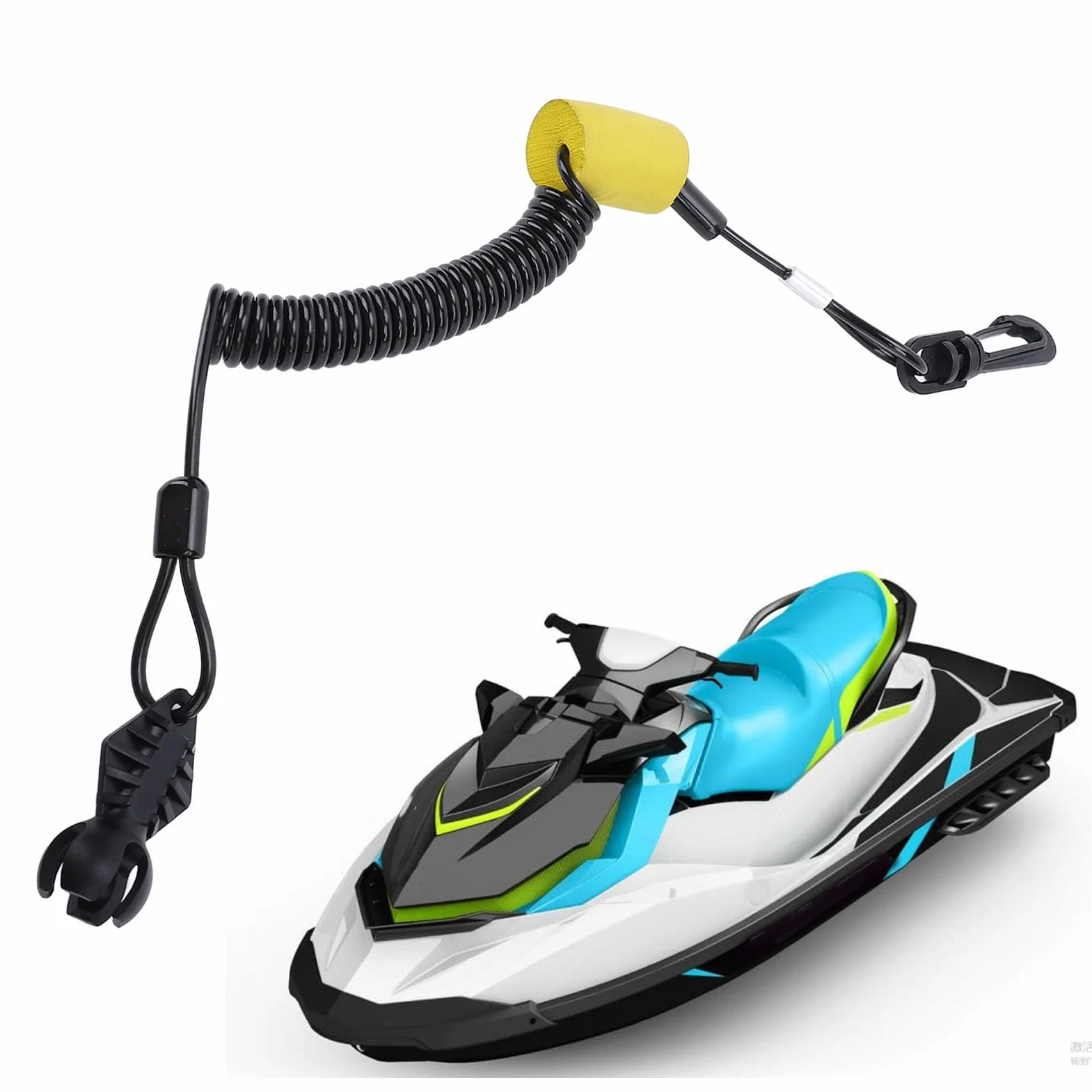 Llave de Capa de Vapor para Jet ski Lanyard Cuerda elástica Anti-Robo Clip de Reemplazo Sea doo GTI GTR GTX Spark
