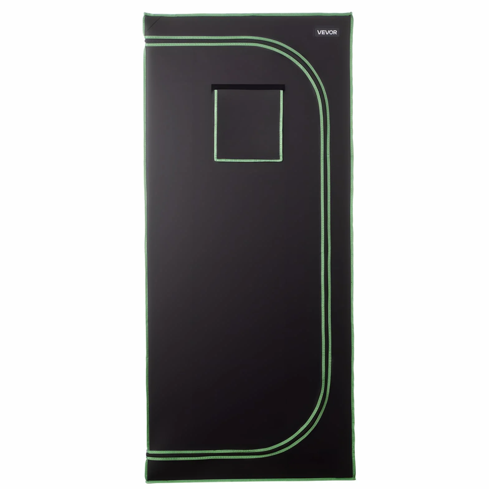 VEVOR Armario de Cultivo Interior 80 x 80 x 180 cm, Carpa de Cultivo con Ventana de Observación, Bandeja de Suelo y Cremallera, Mylar 600D de Alta Reflectancia, Tienda para Plantas, Flores, Verduras