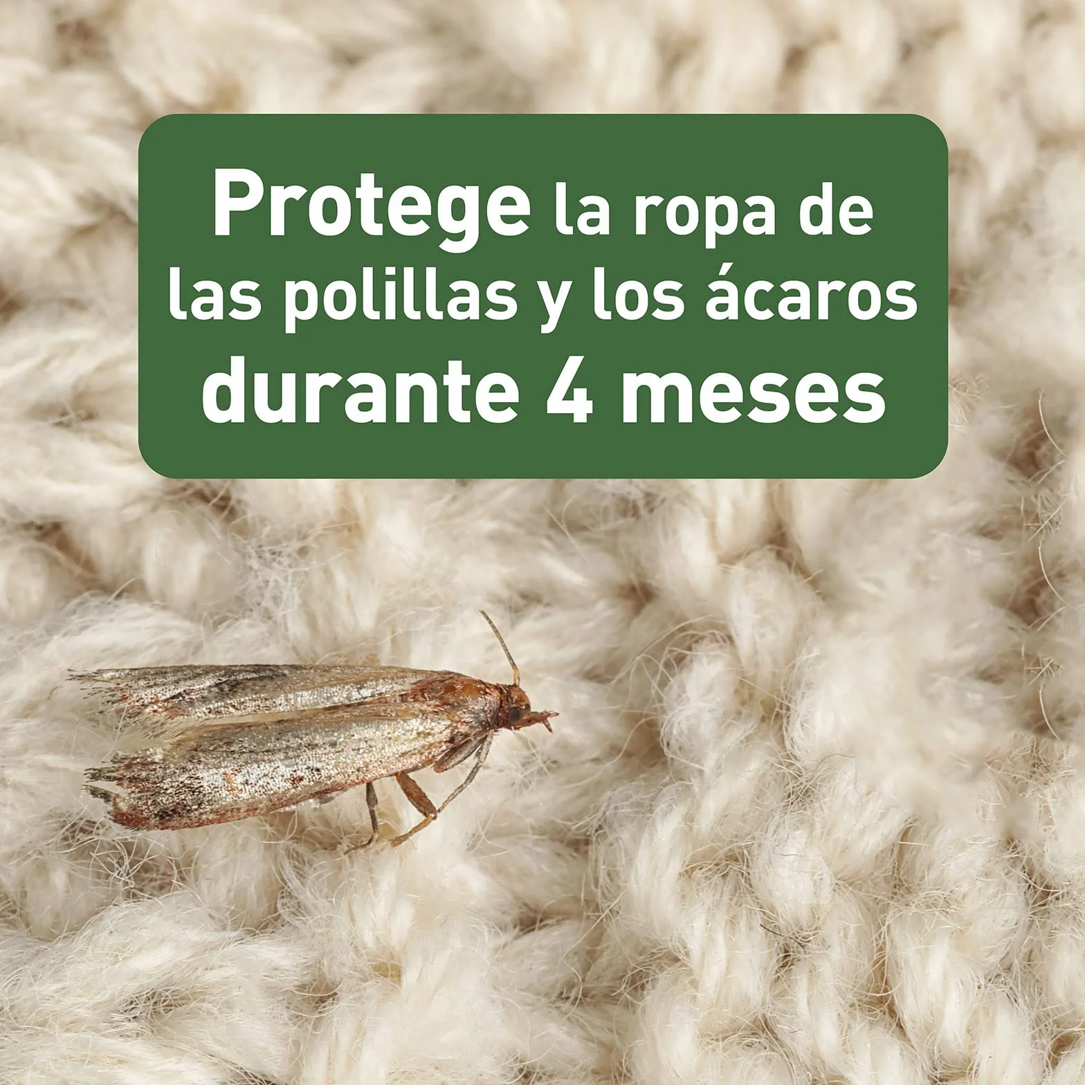 ORION Protección Total - Pinzas Antipolillas para Armarios, Aroma Bambú y Cítricos, 2 Unidades