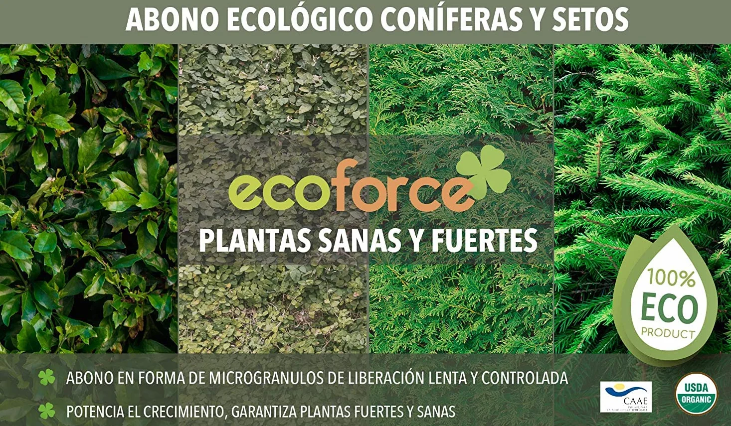 CULTIVERS Abono Coníferas y Setos Ecológico de 20 Kg (Pinos, Abetos, Cipreses y Tuyas). Fertilizante Origen 100% Orgánico y Natural con Alta Concentración de NPK