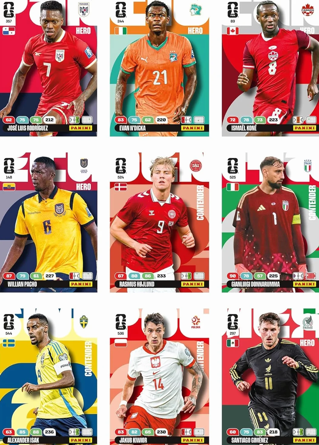 Copa Mundial FIFA 2026 Juego Tarjetas Comerciales Bolsa Premium 4 Edición Limitada