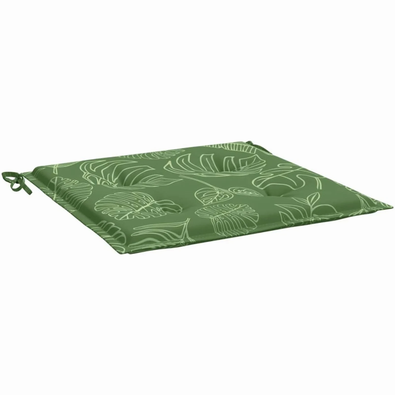 ShGaxin Cojines de Silla 6 uds Tela Estampado de Hojas 40x40x3 cm, Cojines para Butacas De Jardin, Cojines Sillas Cocina, Cojines para Sillas De Terraza, Cojin Silla Exterior - 361025
