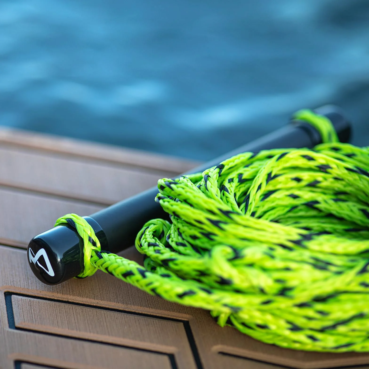 Cuerda para esquí acuático y Wakeboard Flotante Soft-Grip 18,3 m Longitud Remolque Deportes acuáticos Rope Keeper