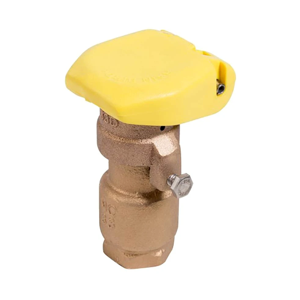 Rainbird Entrada de Acoplamiento rápido 2 Piezas Cuerpo de la válvula con Doble Pista Poste de Clave y Cubierta de Goma, 3/4 "