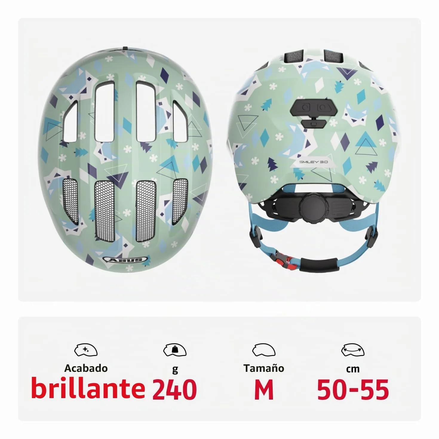 ABUS Smiley 3.0 casco infantil bicicleta ajuste bajo diseño niños espacio coleta