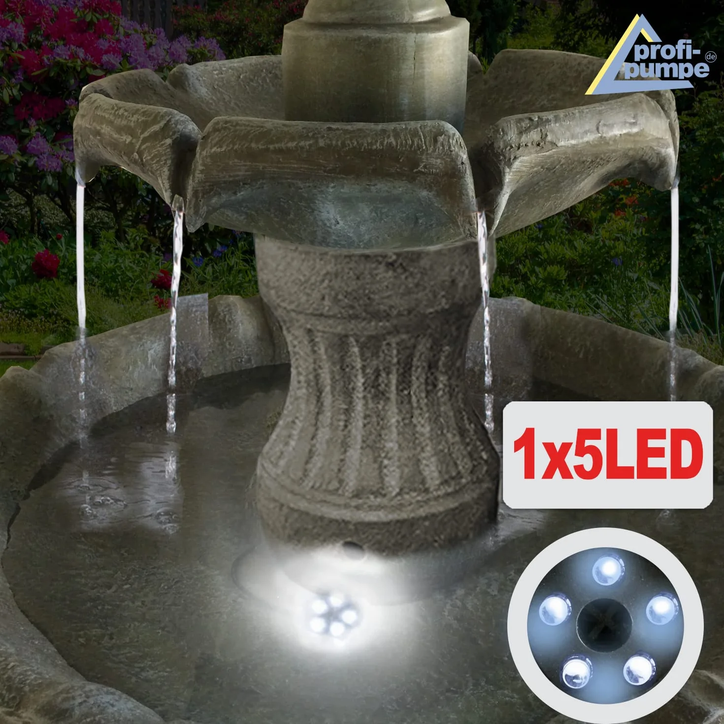 Fuente de agua solar para jardín, exterior, baño de pájaros, ideal para balcón, terraza y jardín, hermoso arte para tu medio ambiente, fuente decorativa al aire libre