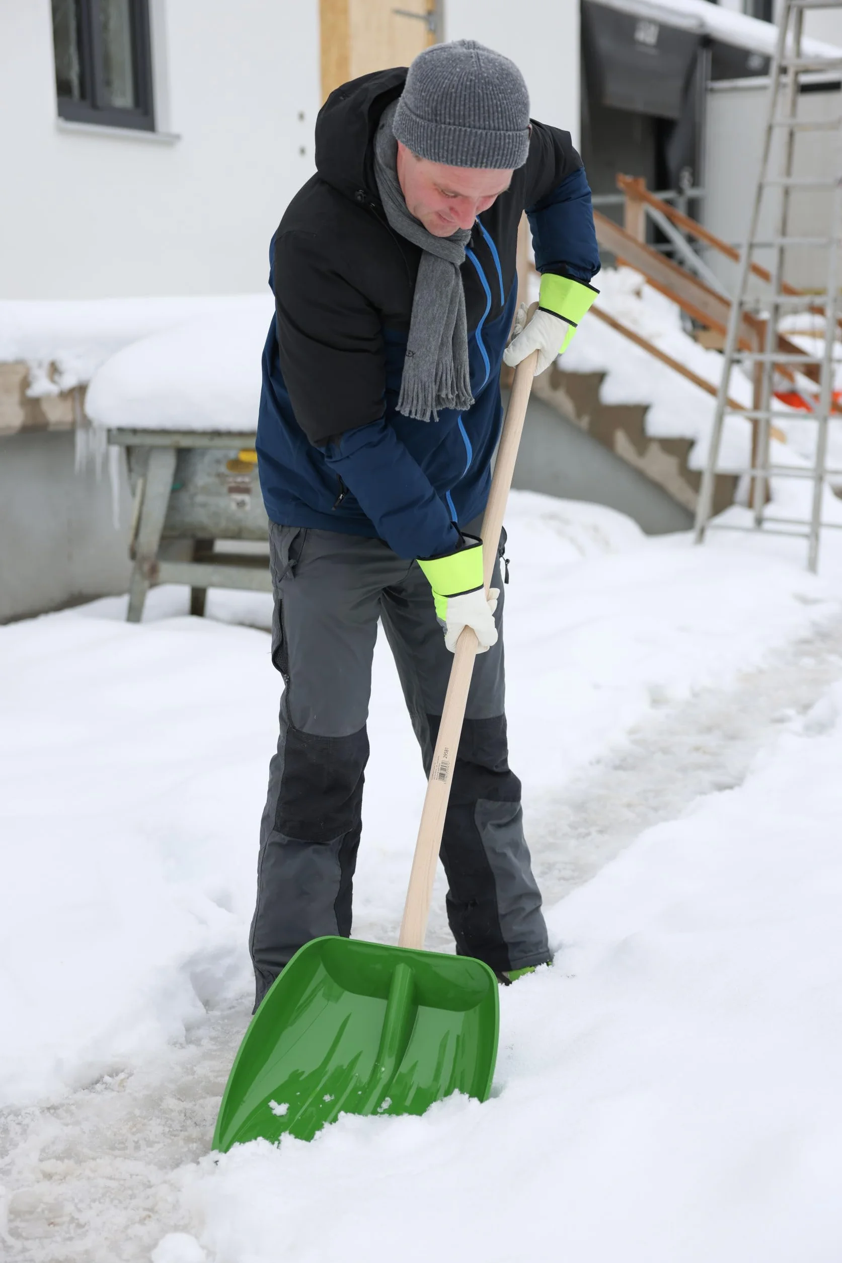 KERBL Pala de Nieve y Grano sin Mango