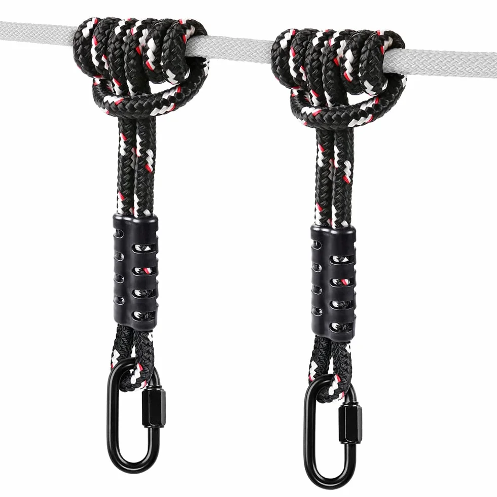 BeneLabel Cuerda de Escalada 50 cm 2 Unidades 10 mm 907 kg Mosquetón Montañismo