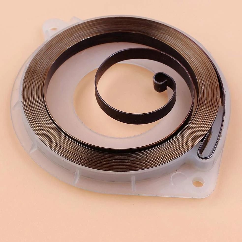 Tiempo Beixi 20pcs / Lot de la Motosierra del arrancador de Retroceso del Resorte Compatible con Husqvarna 445 Reemplazo 450 455 460 461 Gas Motosierra Piezas 537 24 17-01