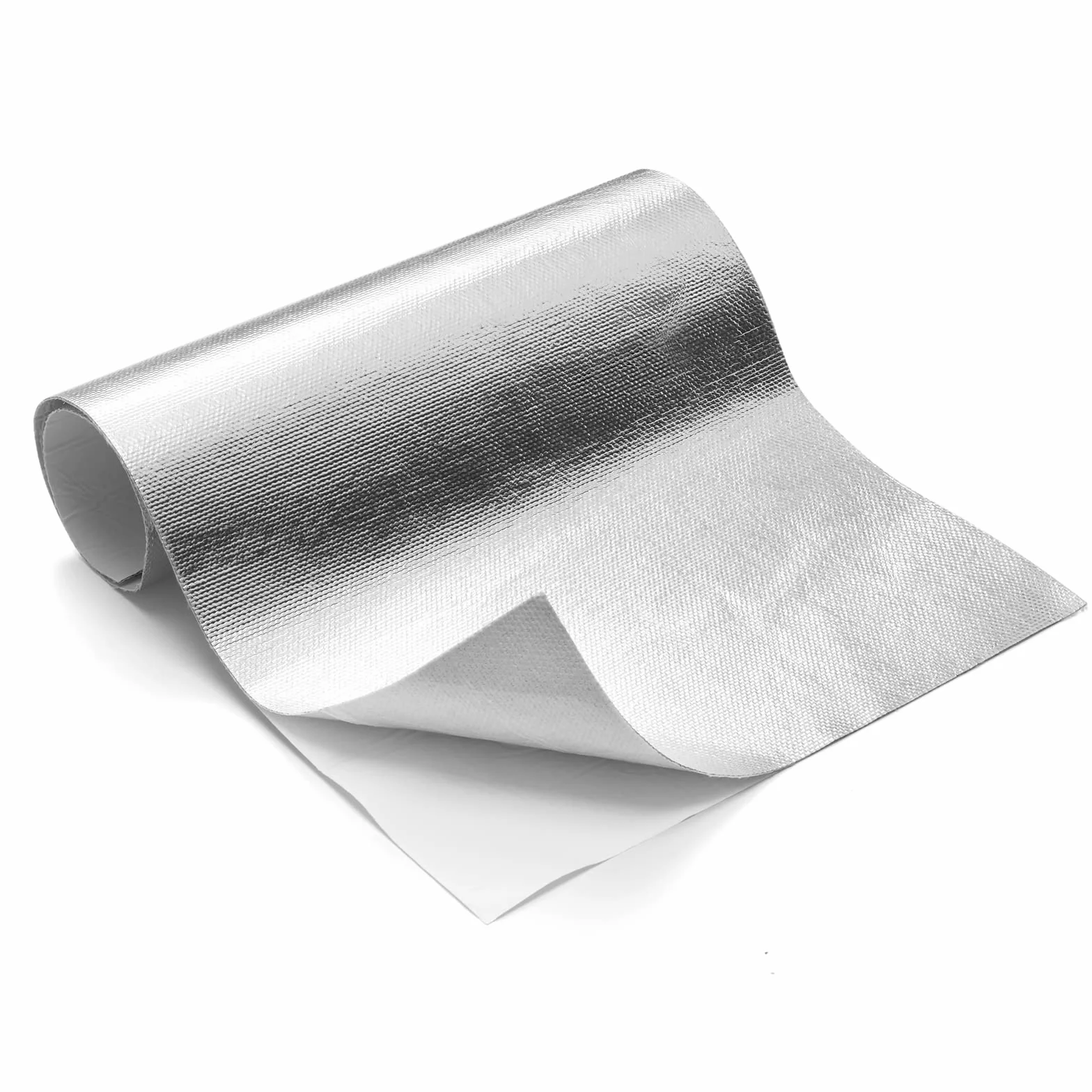 FLASLD Manta térmica aluminizada de calor con respaldo adhesivo de barrera térmica de 61 x 61 cm, protege las piezas y los componentes de dañar el calor radiante