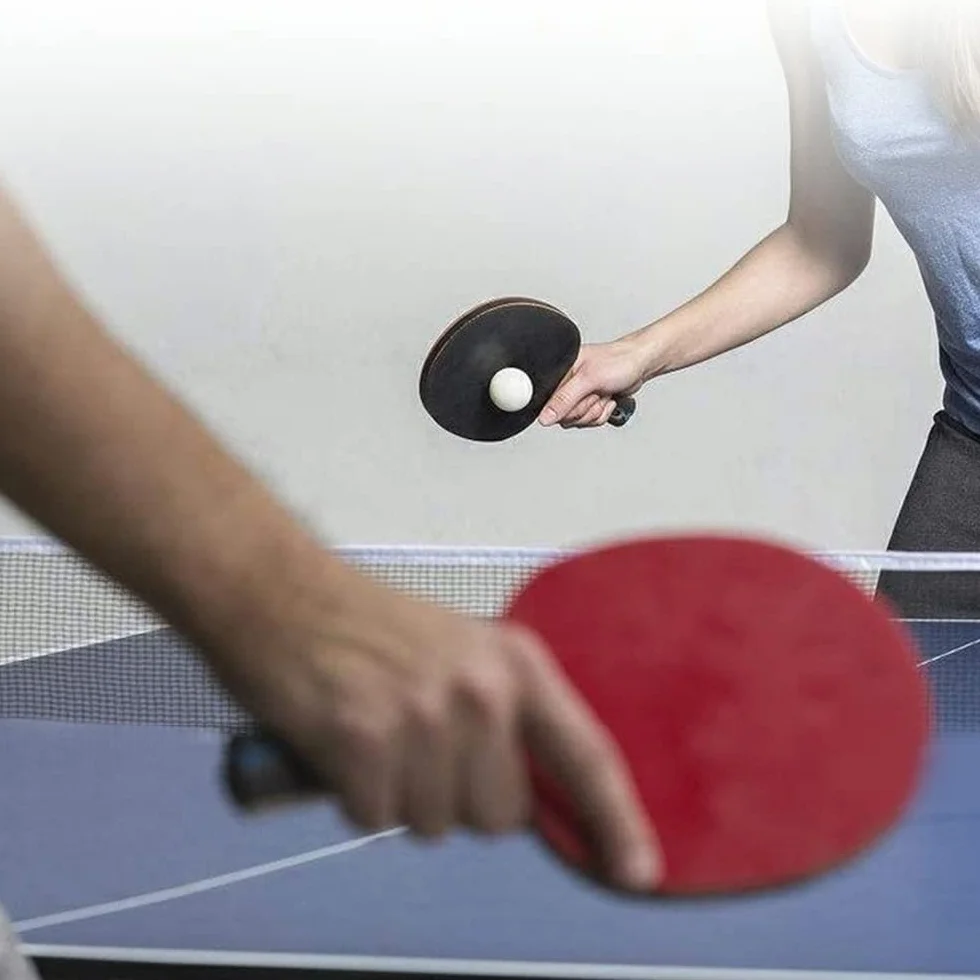 Red de Tenis de Mesa 2 pcs Portátil Poliéster Algodón Reemplazo Accesorios Entrenamiento Juegos