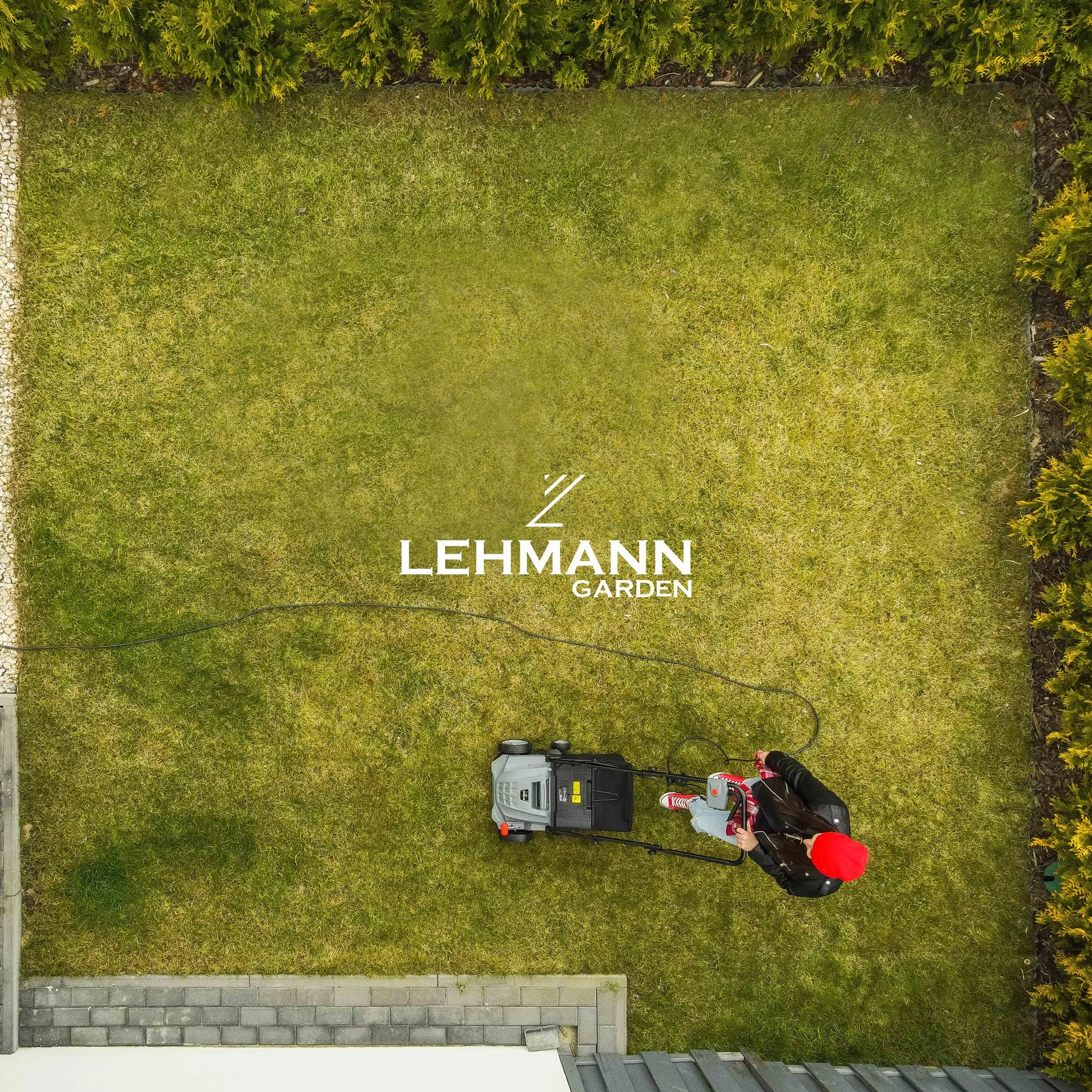 LEHMANN Alyssum - Escarificador de espuma (2 w1, 1500 W, escarificador eléctrico con ancho de trabajo de 32 cm, profundidad de trabajo ajustable en 4 niveles de -12 biz + 4 mm