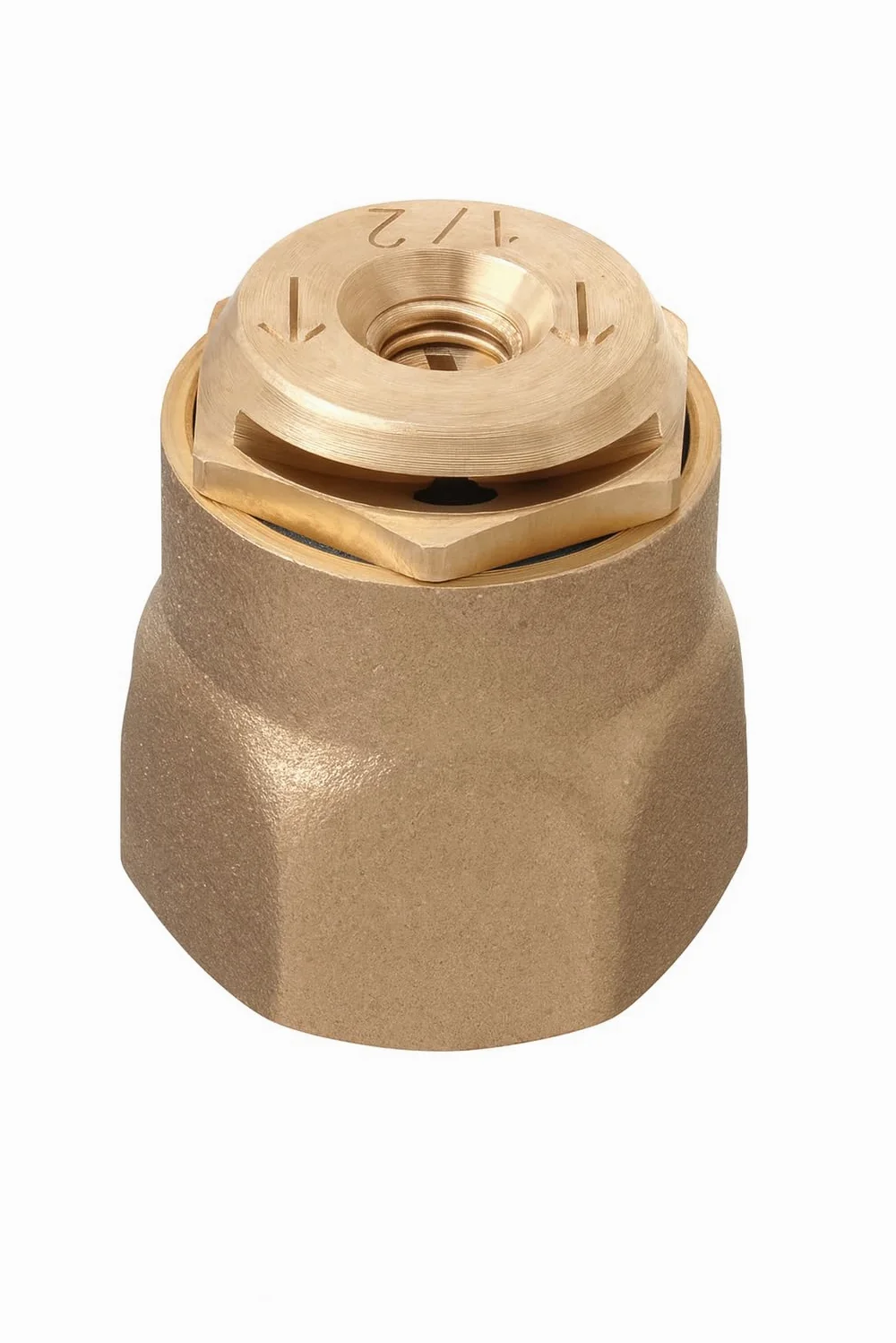 Orbit 54031 - Aspersor de latón con cabezal de arbusto con boquilla de pulverización de latón con patrón medio