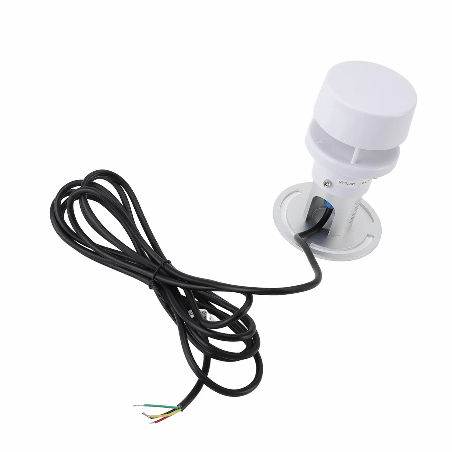 Acouto Sensor de Entorno Meteorológico, 5 en 1 RS485 para Monitoreo de Presión de Humedad, Temperatura y Velocidad del Viento para Agricultura e Industria
