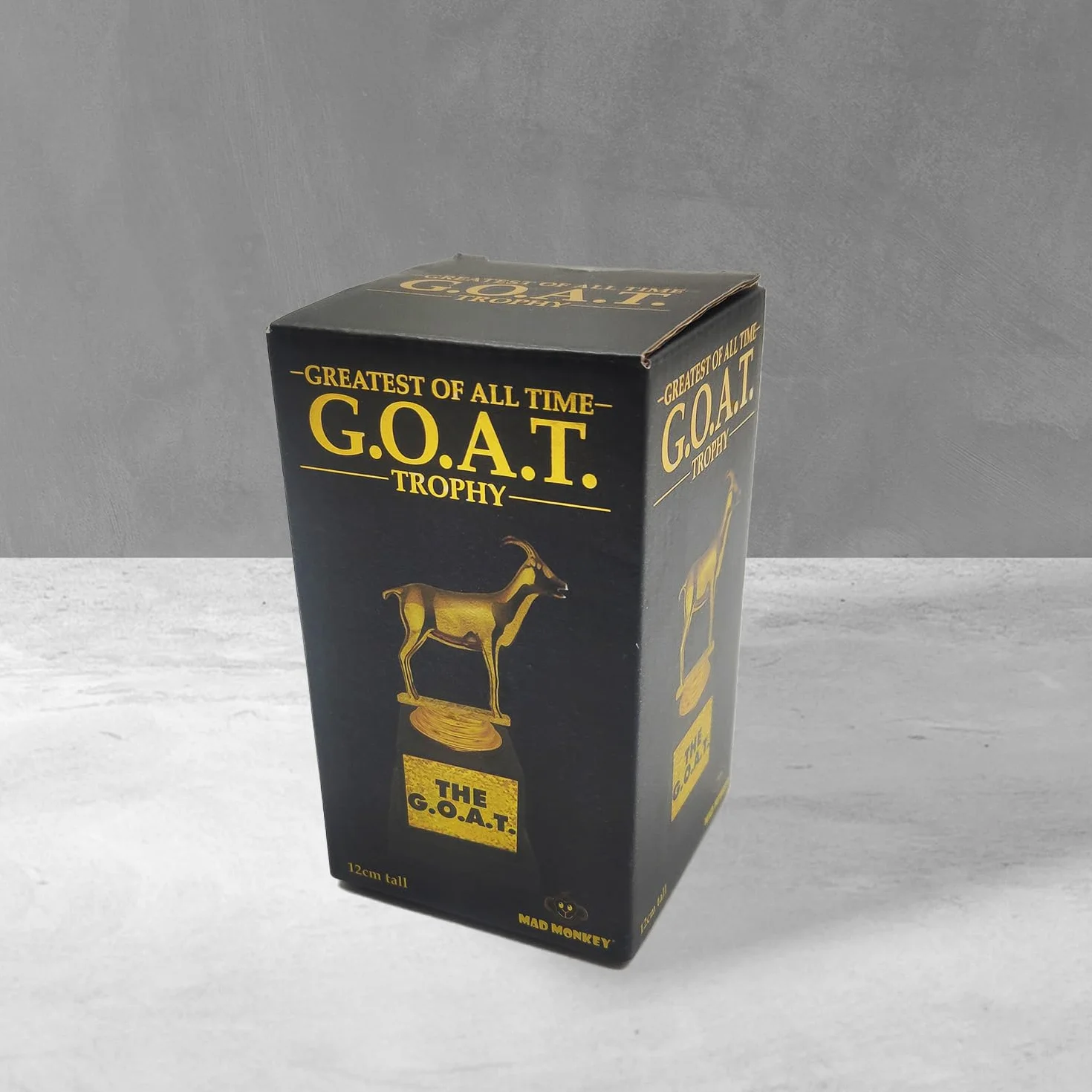 Trofeo G.O.A.T Decoración divertida Mad Monkey
