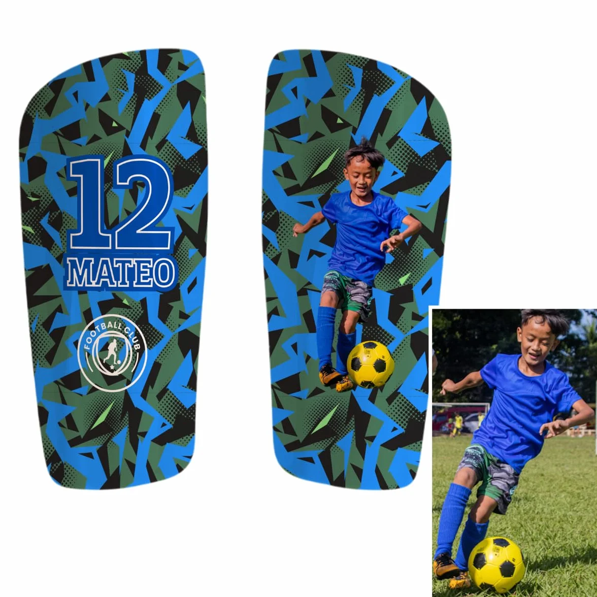 Espinilleras de Fútbol Personalizadas para Niños y Adultos DEREGALOOS