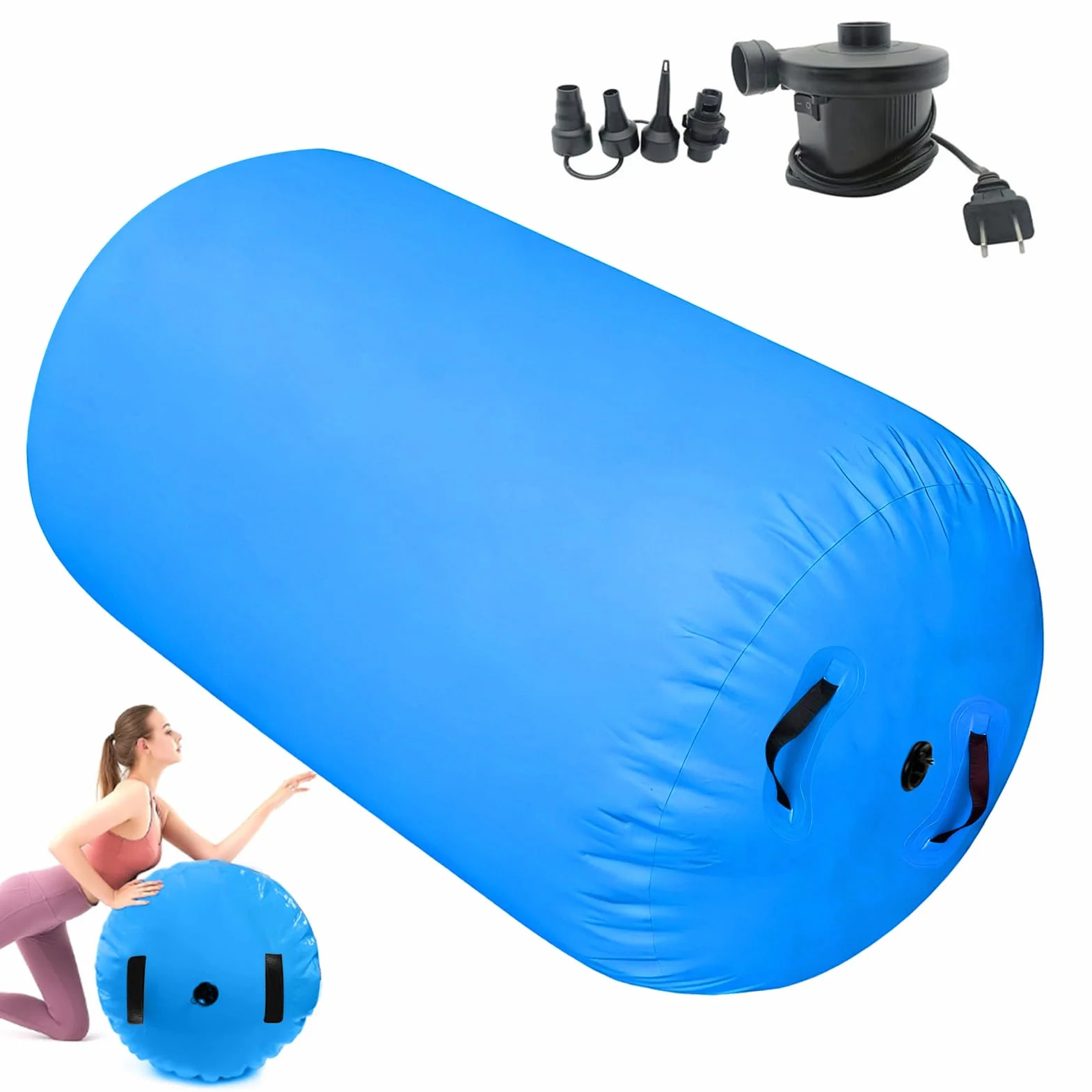 Rodillo de caída con bomba para equilibrio, yoga, gimnasio