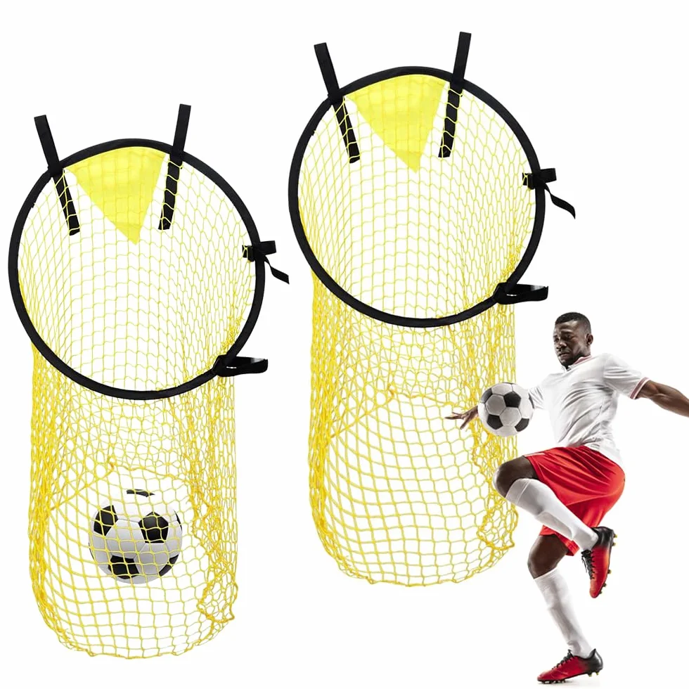 Red de Objetivo de Fútbol, Portería Plegable con Correas Ajustables para Entrenamiento de Tiro