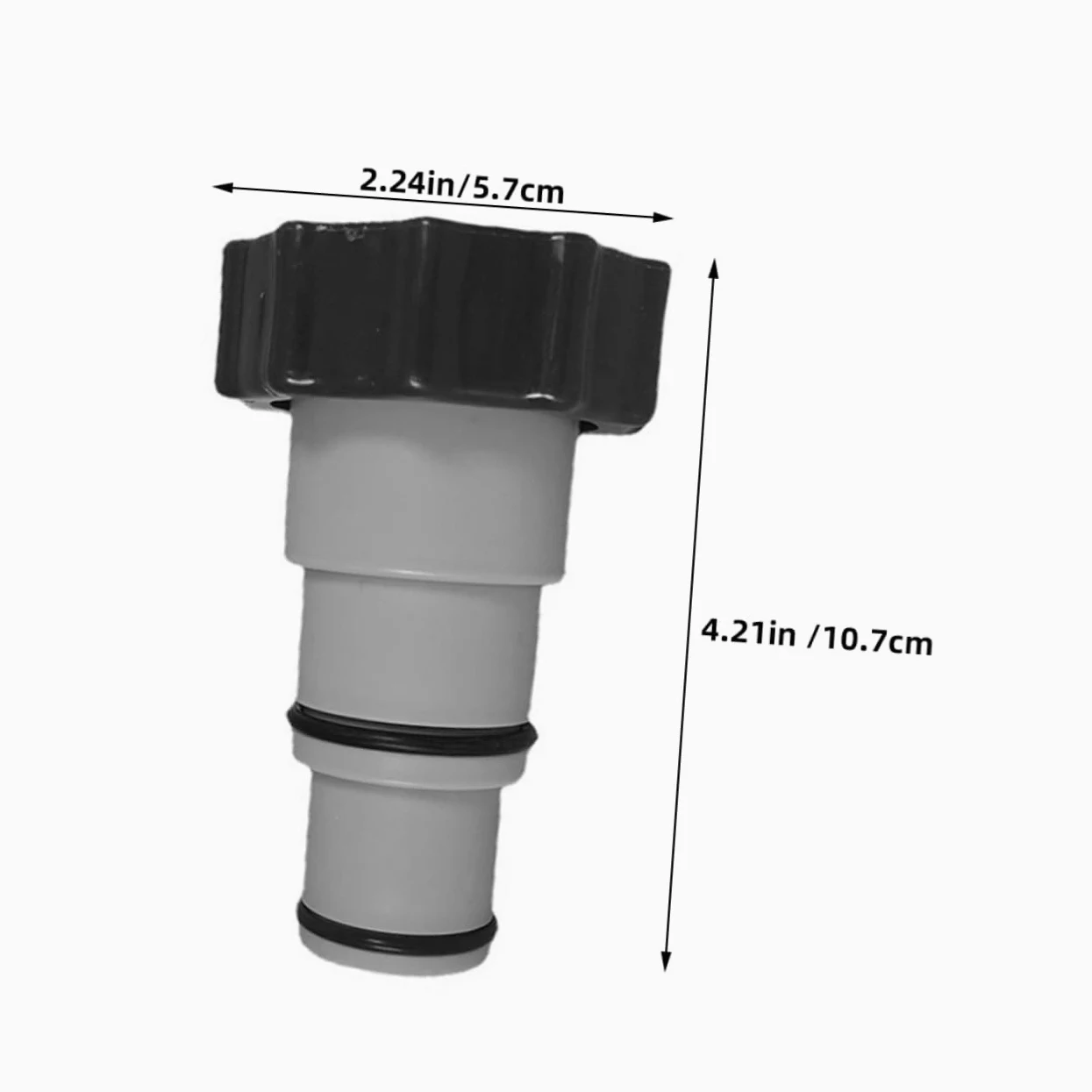 BESPORTBLE Adaptador De Bomba De Filtración De Piscina Adaptadores De Manguera De Piscina Bomba De Filtro De Piscina Adaptador De Manguera De Piscina Elevada Bomba De 2 Piezas x 4