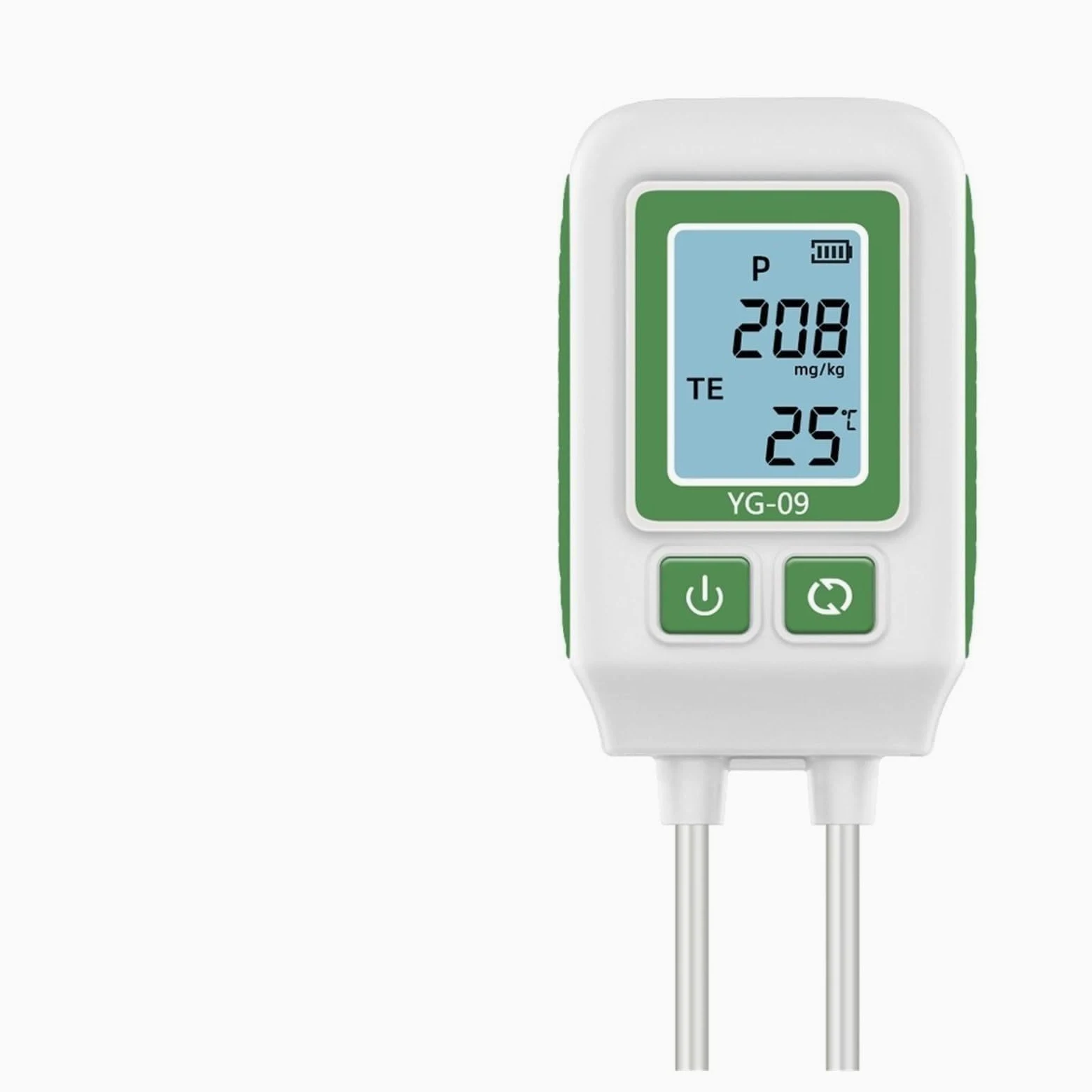 Medidor de humedad del suelo, Analizador de suelo con doble aguja, detector de nitrógeno, fósforo y potasio, comprobador de fertilidad for jardín. Para jardinería y agricultura