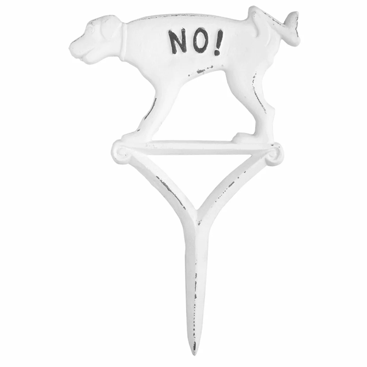 Esschert Design HB16 - Señal de Perro con Texto en inglés No Weeing, Color