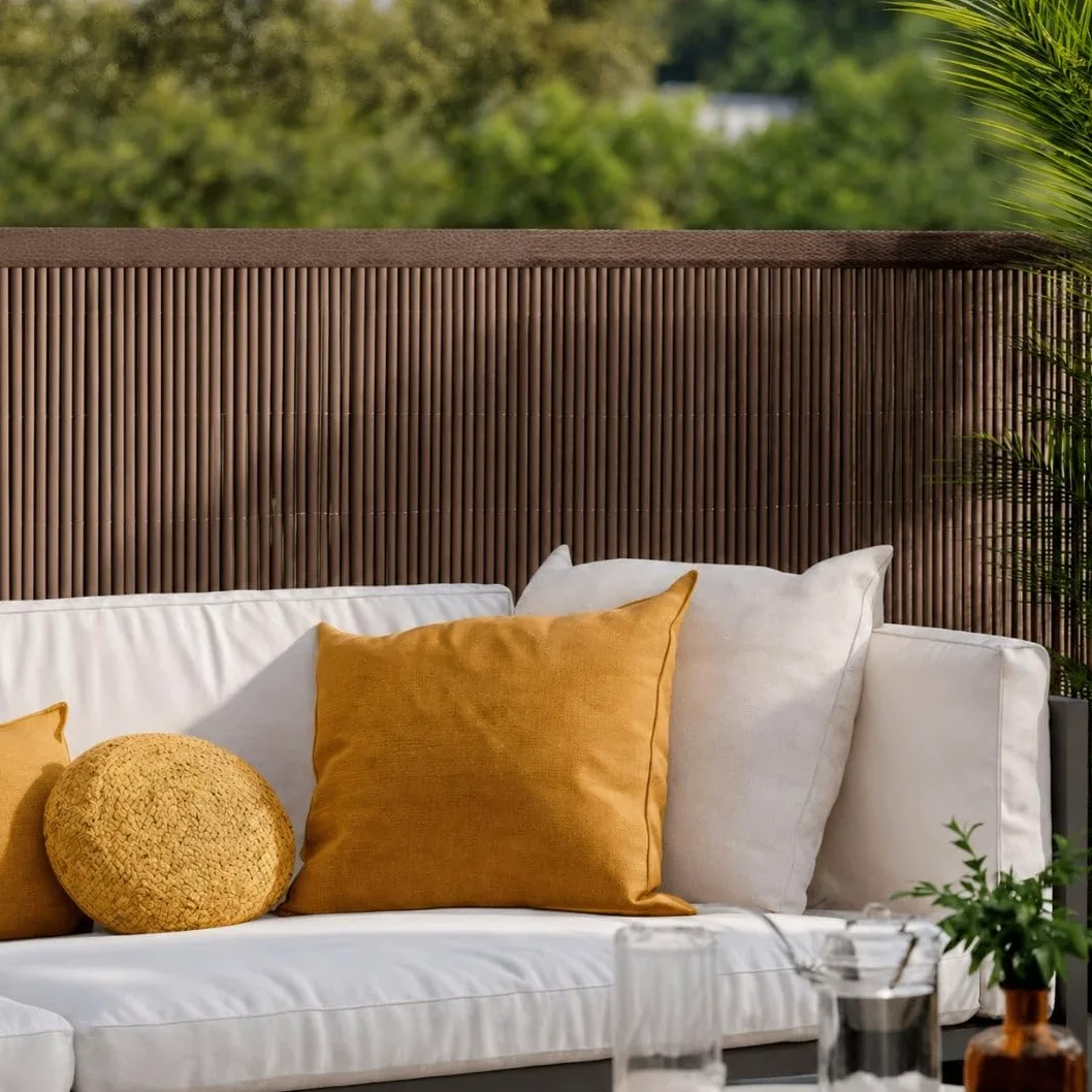 Nortene | Mimbre Ecológico Lop Madera 1.8x3 M | Cerramiento Sostenible De Alta Durabilidad | Decorativo Para Jardín, Terraza Y Balcón