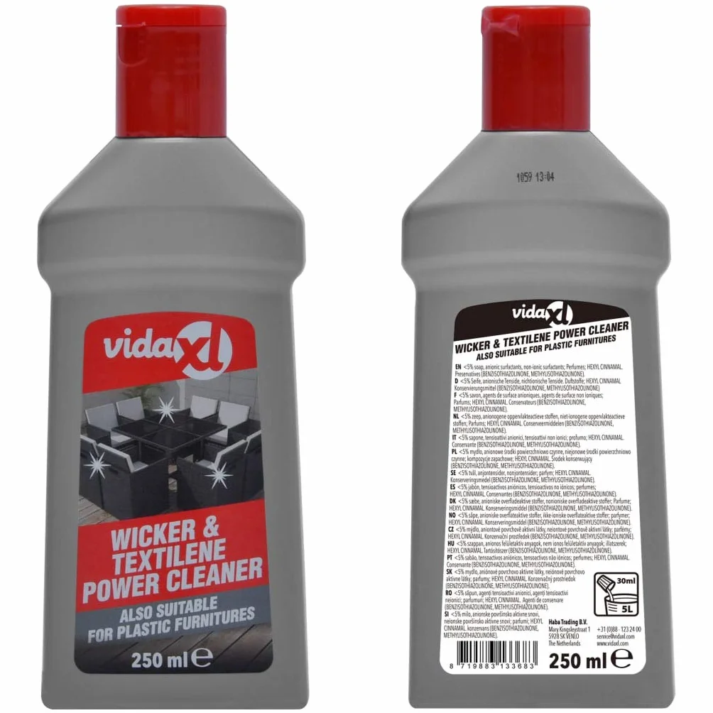 Limpiador de Muebles de jardín de ratán y textilene 250 ml