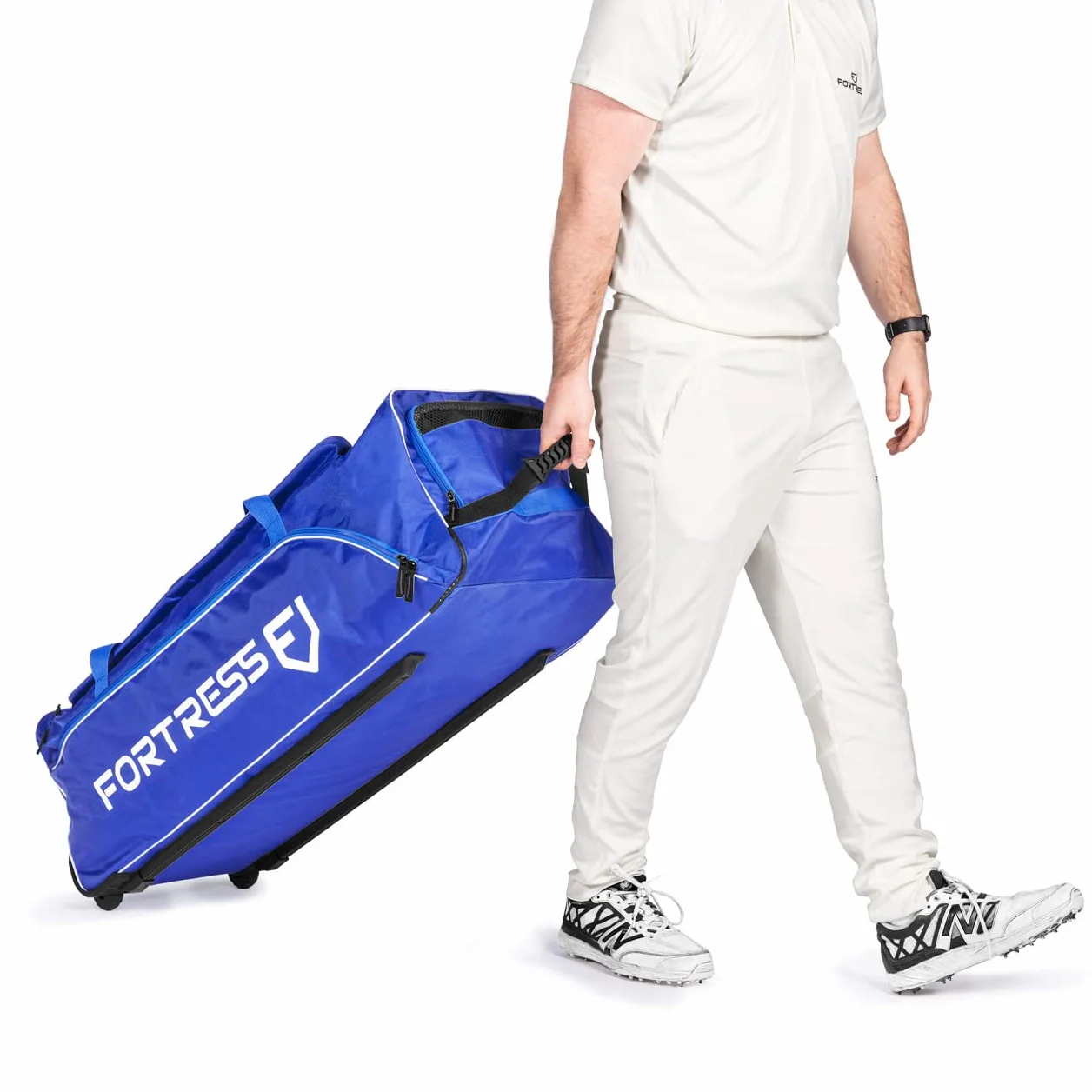 FORTRESS Original Bolsa de Cricket con Ruedas