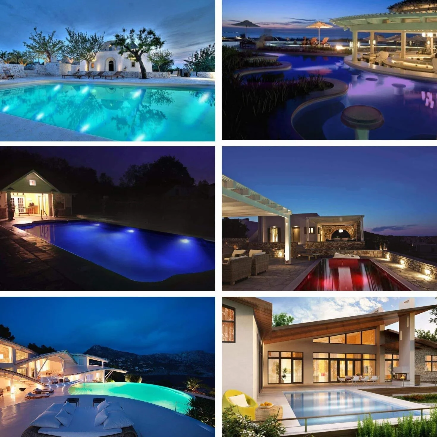 COOLWEST RGB Luces de la piscina LED PAR56 18W Iluminación de piscinas con Control Remoto 12V AC/DC, Luminarias subacuáticas IP68 impermeables Reemplazar bombillas halógenas de 150W