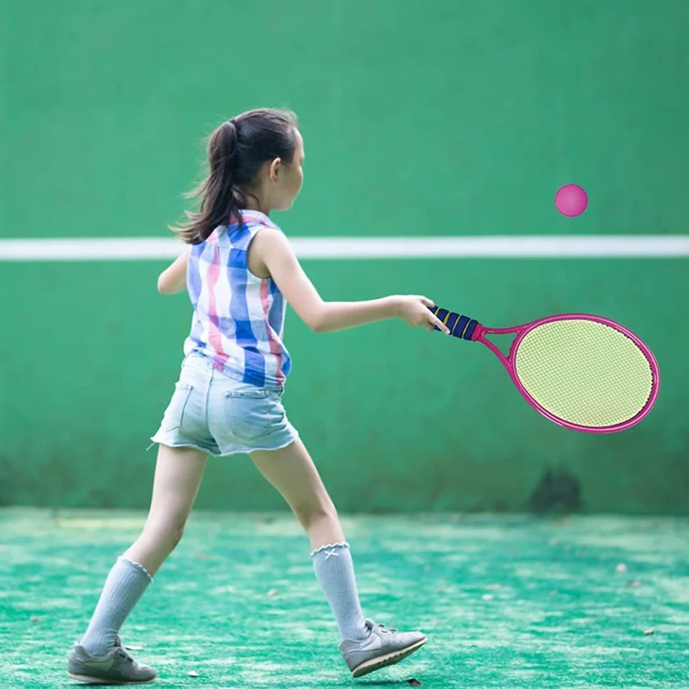 Raqueta Tenis Niños Juguetes Seguros Interactivos al Aire Libre