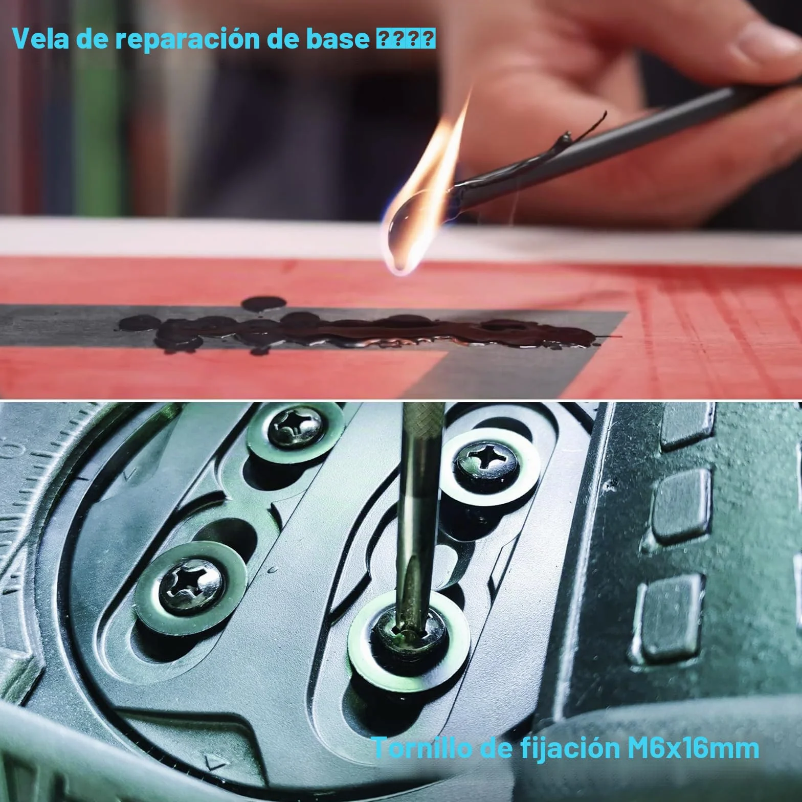 XCMAN Kit Completo Afilado Encerado Esquí Snowboard Plancha Cera Afilador Borde Lateral Reparación Base Ptex Piedra Goma Diamante