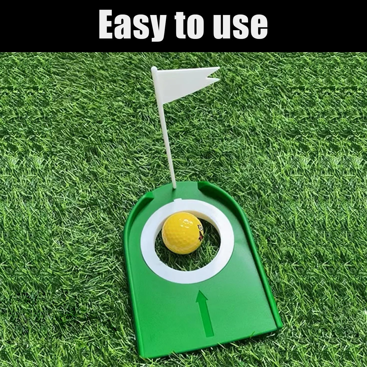 Máquina de Putting de Golf con Copa y Bandera