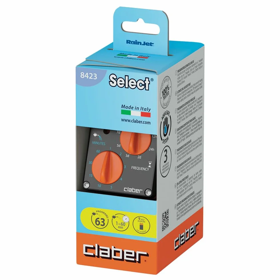 Claber 8423 Aquauno Select Computer Digitale, 1864N8423