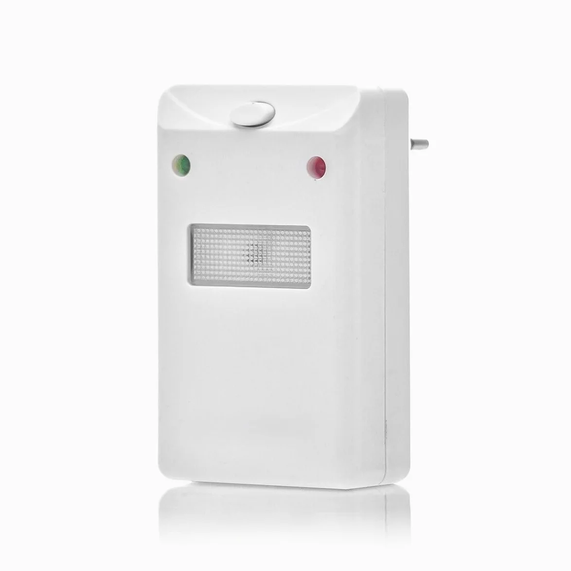 Juego de 2 enchufes ultrasónicos antidañinos – repelente ultrasónico de ondas electromagnéticas antiratones arañas cucarachas moscas pulgas parásitas – dañinas eléctricas naturales – electrónica