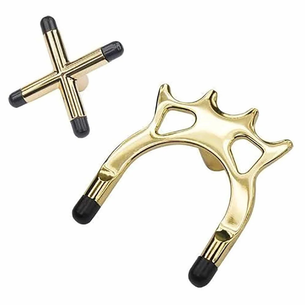 POFET Juego de accesorios antideslizantes para billar con diseño de araña y cruz de metal