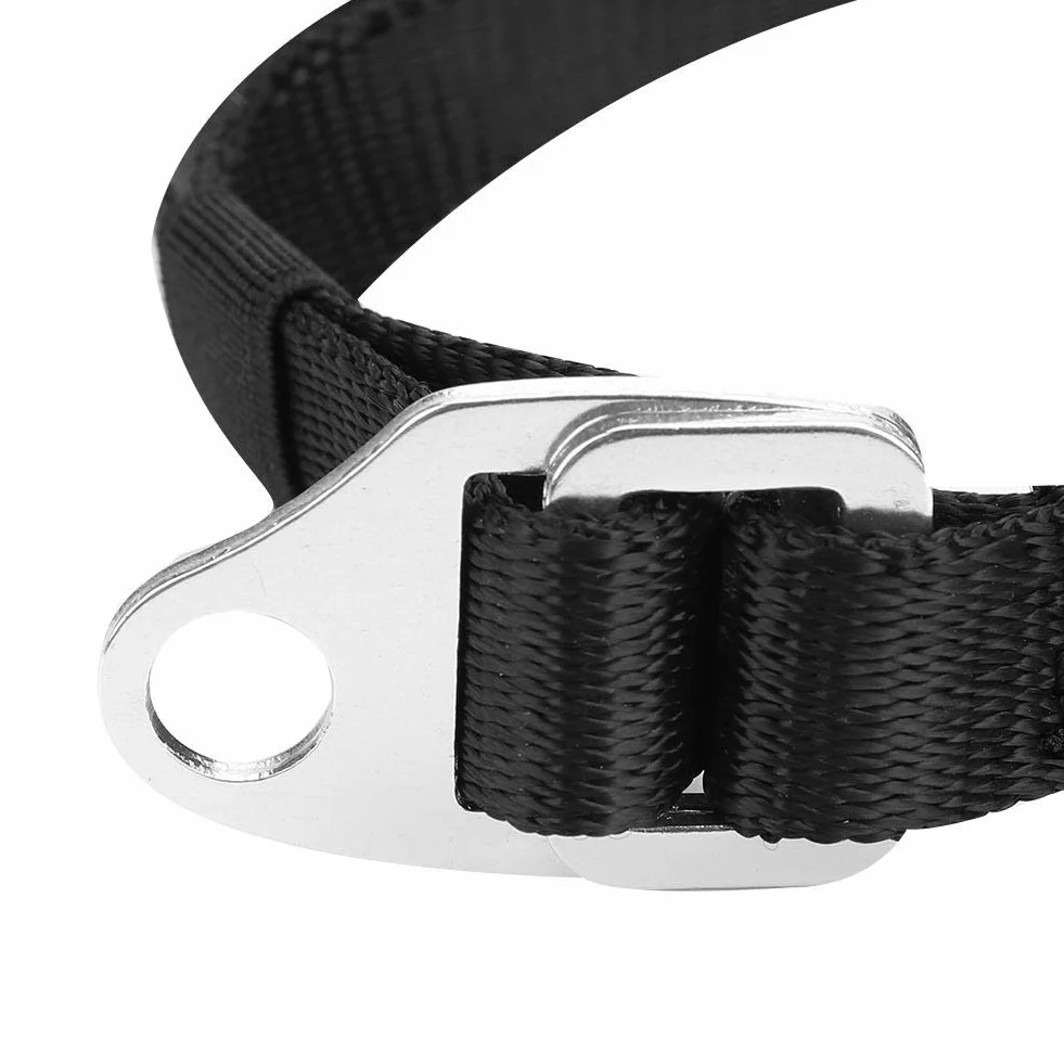 Ascender de Pie Negro Aleación Aluminio 8.3 x 4.7 cm para Escalada Montañismo
