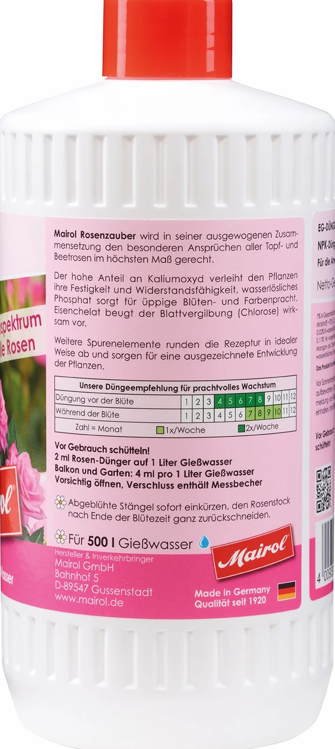 Rosen-Dünger Liquid, Rosenzauber | 1.000 ml