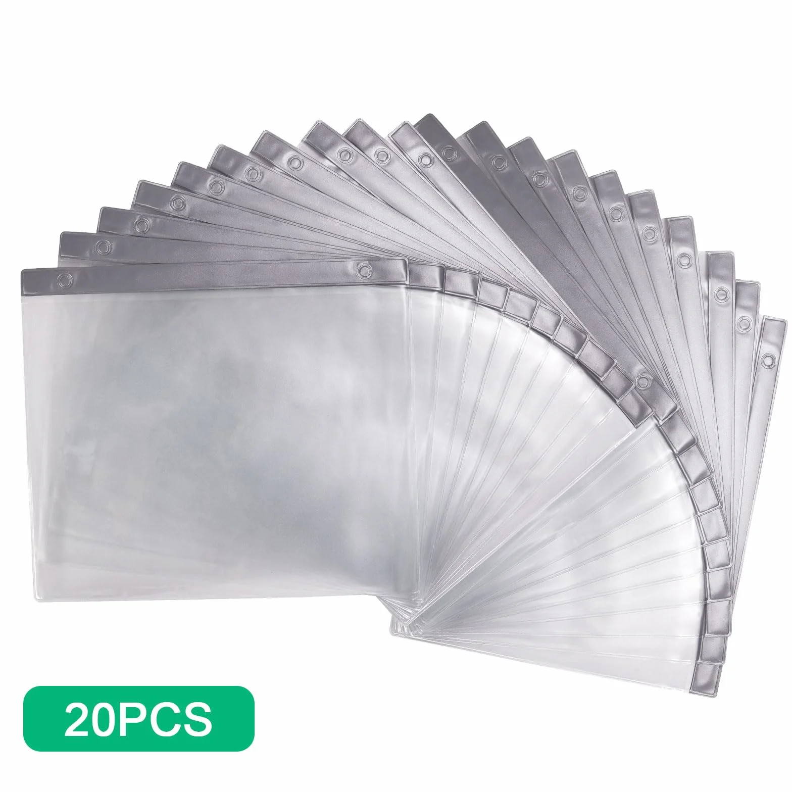 Fundas protectoras de PVC transparente para colgar medallas 20 unidades