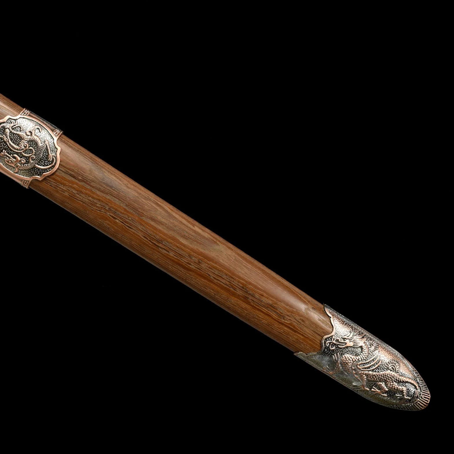Espada de Tai Chi 102 cm madera sándalo natural con vaina madera maciza Bokken para entrenamiento Kendo