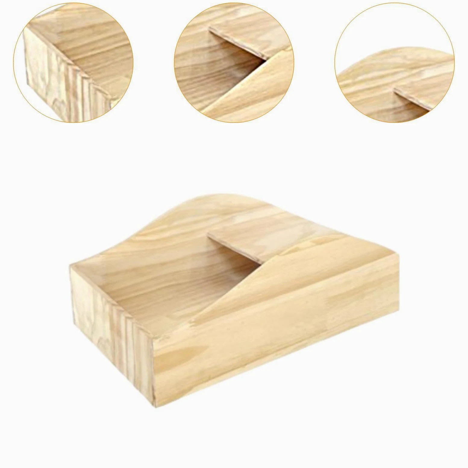 Caja de Arena para Baño de Hámster, Refugio para Ducha de Animales Pequeños, Baño para Mascotas Pequeñas, Contenedor de Arena para Baño, Madera para a, L