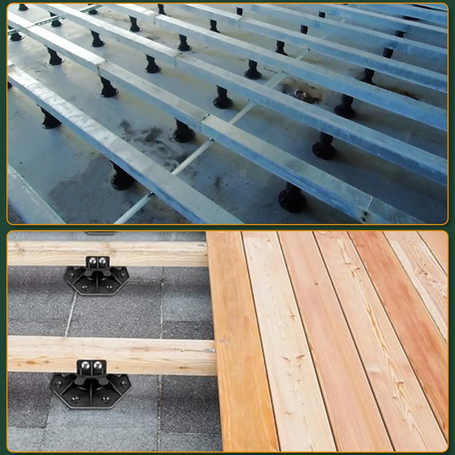 10 piezas de soportes ajustables en altura de 18-30mm, soportes para suelos de terraza, material PP, para juegos de agua, jardines de terraza, adoquines de patio, diseño de jardines, etc