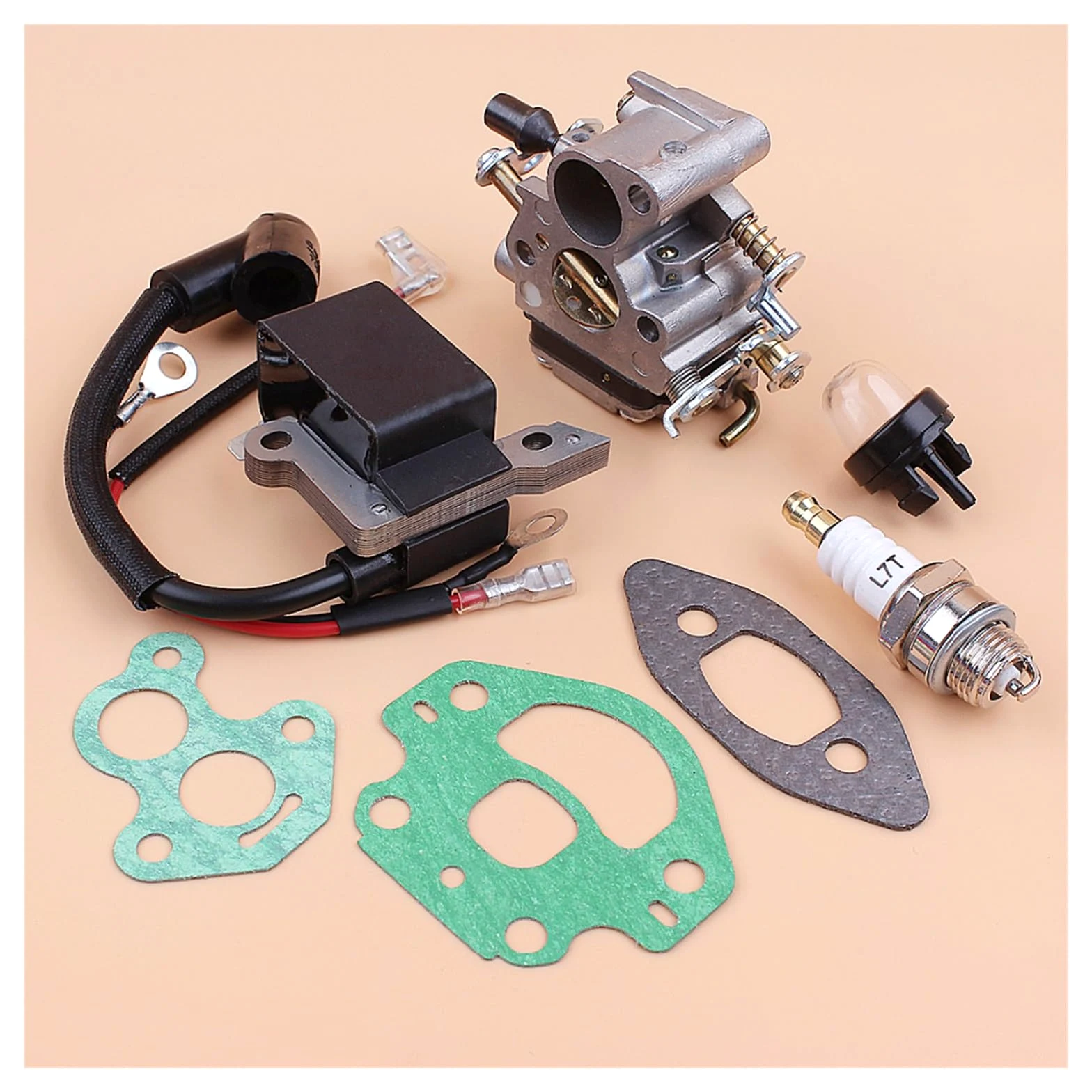 1 Juego de módulo de bobina de encendido de carburador, Kit magnético apto for H 240 236 235, piezas de motosierra for Zama C1T-W33 Carb