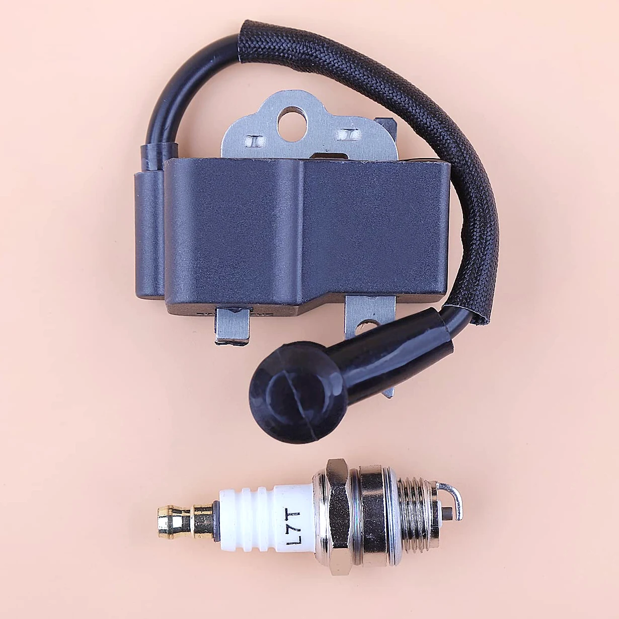 Kit de bujías y Bobina de Encendido for Motosierra CS-370, CS-400, CS-420ES, CS-370F y CS-400F (Pieza A411000264) Piezas de jardín