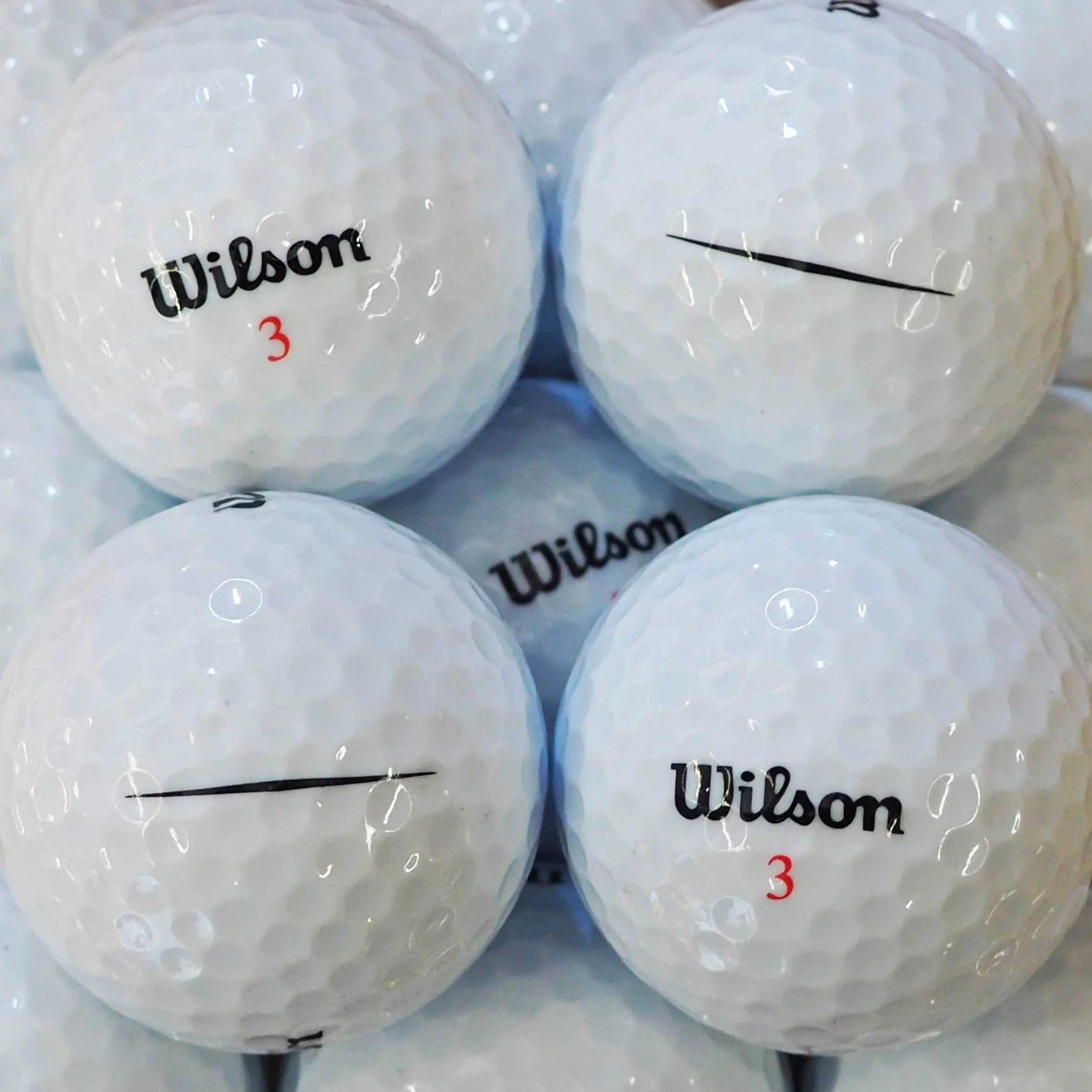 Wilson Pelotas de Golf 24 Unidades Blanco