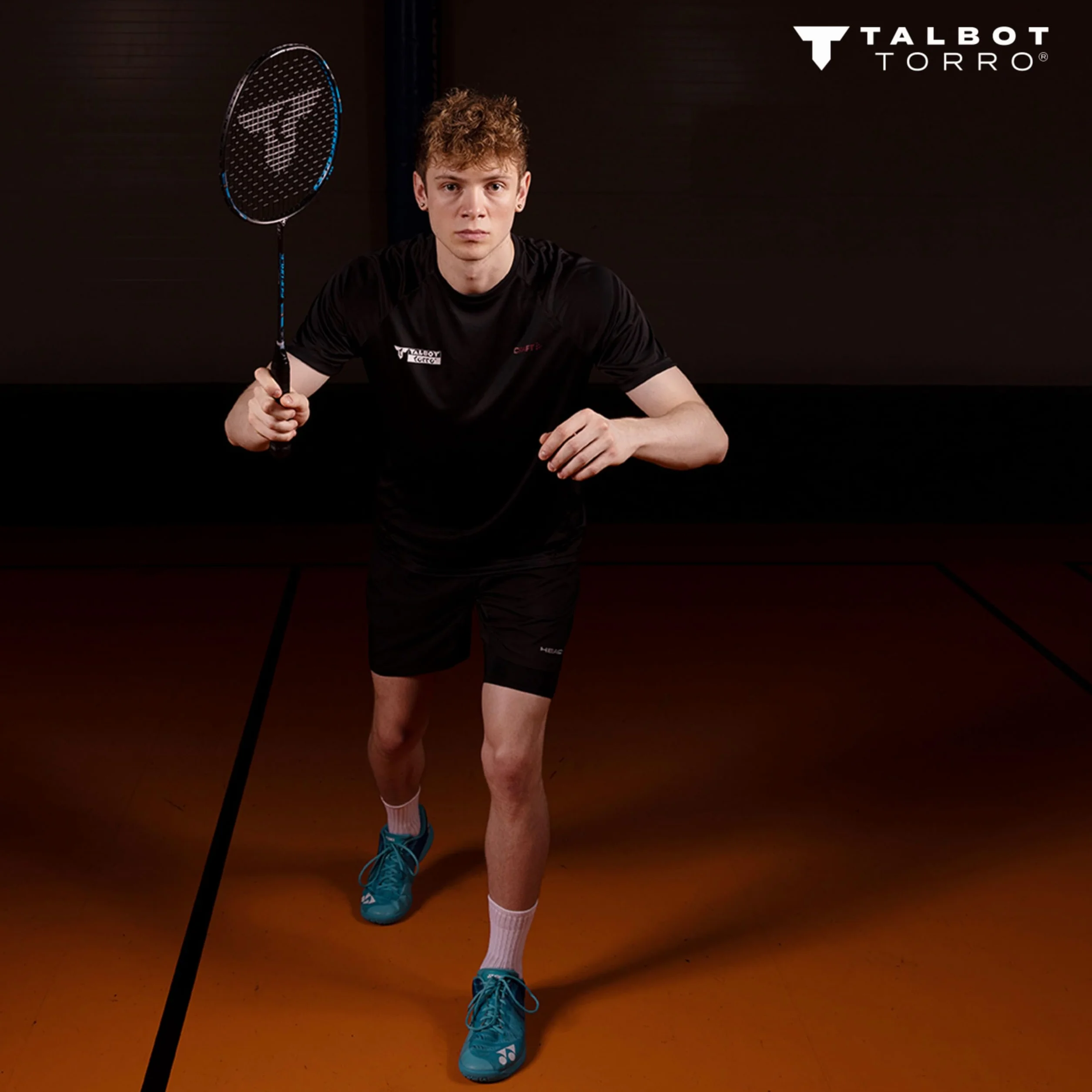 Talbot Torro Badmintonschläger Isoforce 411, 100% Graphit