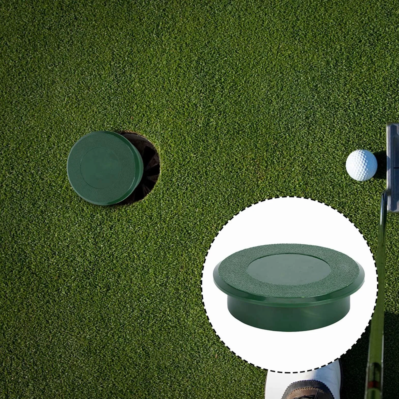 VGEBY Cubierta Verde para Tazas de Golf, Resistente al Desgaste, Accesorio de Práctica de Golpeo