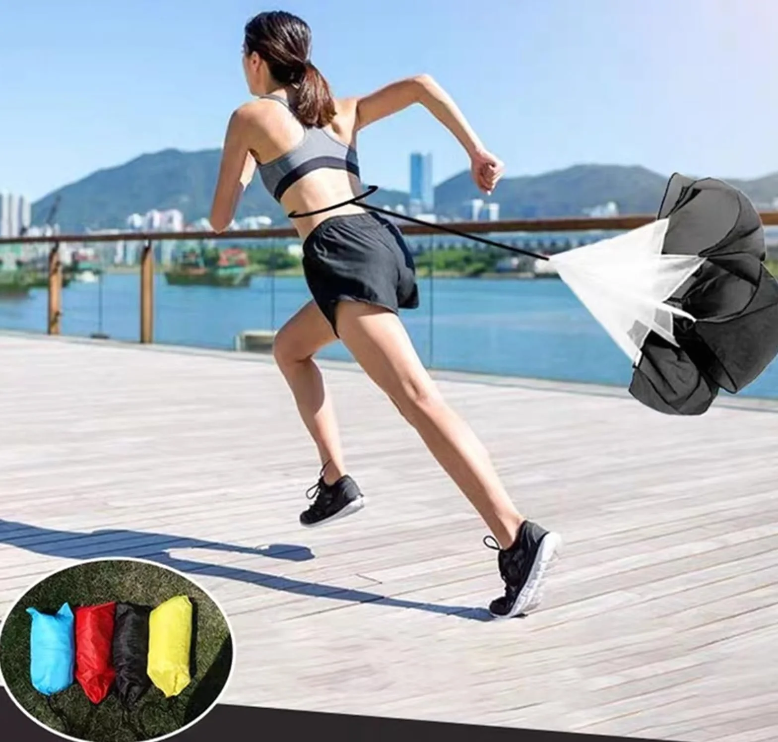 Paracaídas de Resistencia para Correr, Entrenamiento de Velocidad y Aceleración