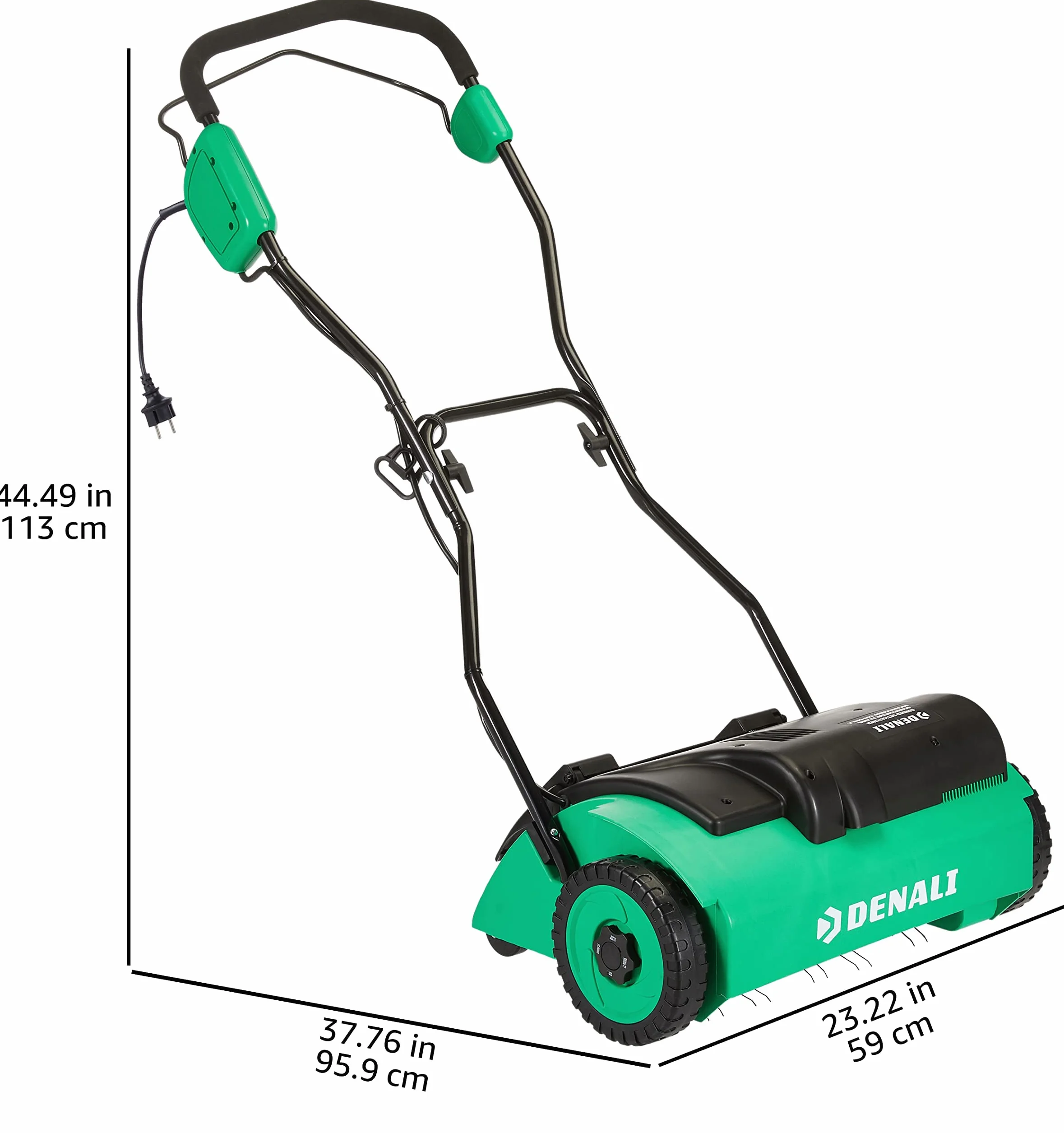 Marca Amazon Denali - Escarificadora con cable, 1100 W, 36 cm