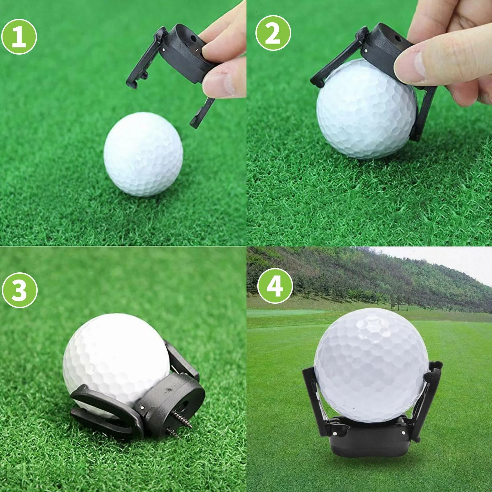Golf Ball Retriever verstellbar 6 Stück Golfplatzgeräte Ballrückholer